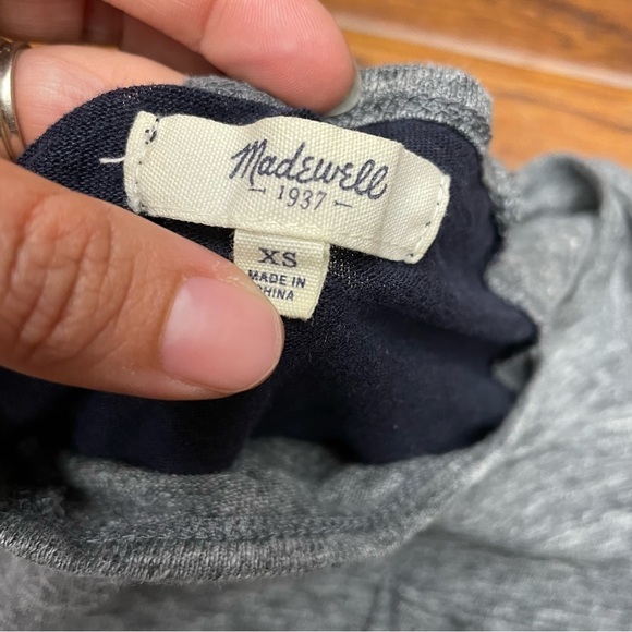 Madewell Linen Curveball Tee - Picture 4 of 5